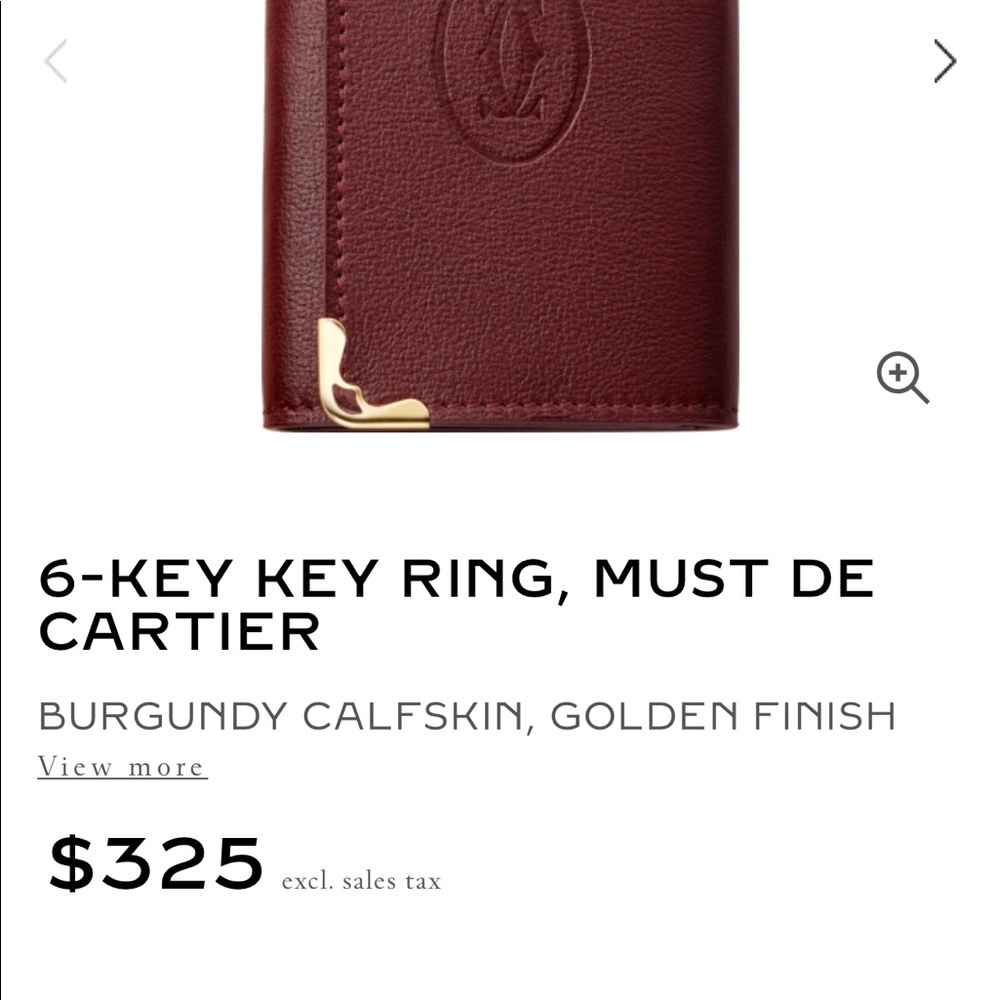 Cartier key holder